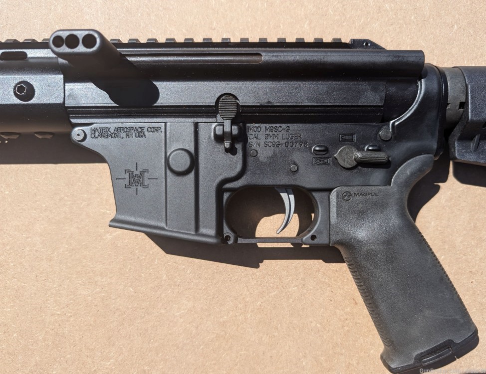 Matrix Aero AR9 9mm 8" Side Charging Pistol-img-1