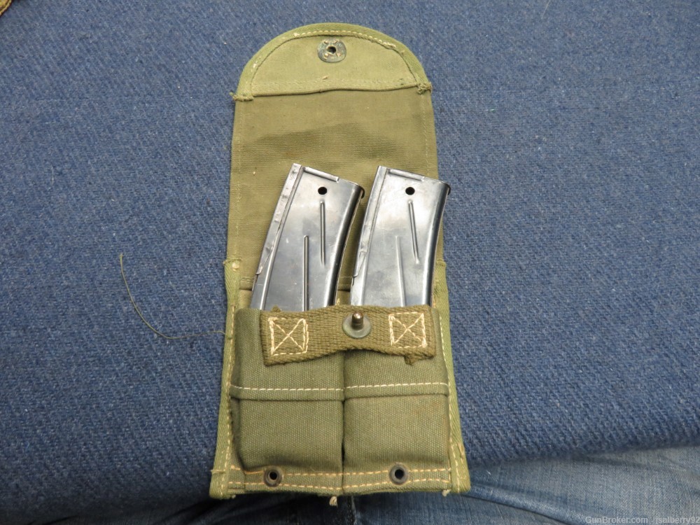 LOT OF 2 US MILITARY M1 CARBINE 30-ROUND MAGAZINES W/ POUCH-img-14
