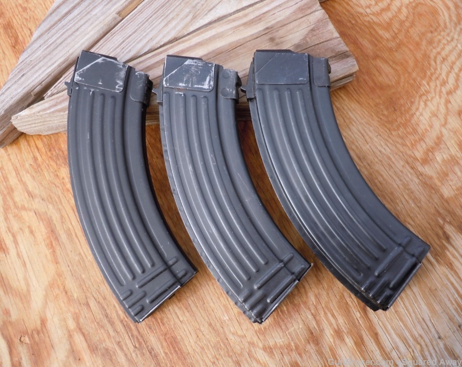  3 AK47 AKM 30rd 7.62x39 Steel Ridgeback Magazines-img-2