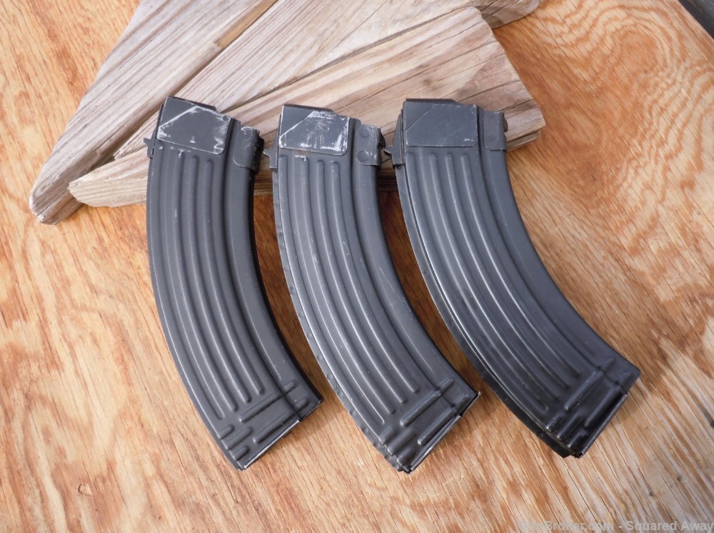  3 AK47 AKM 30rd 7.62x39 Steel Ridgeback Magazines-img-3