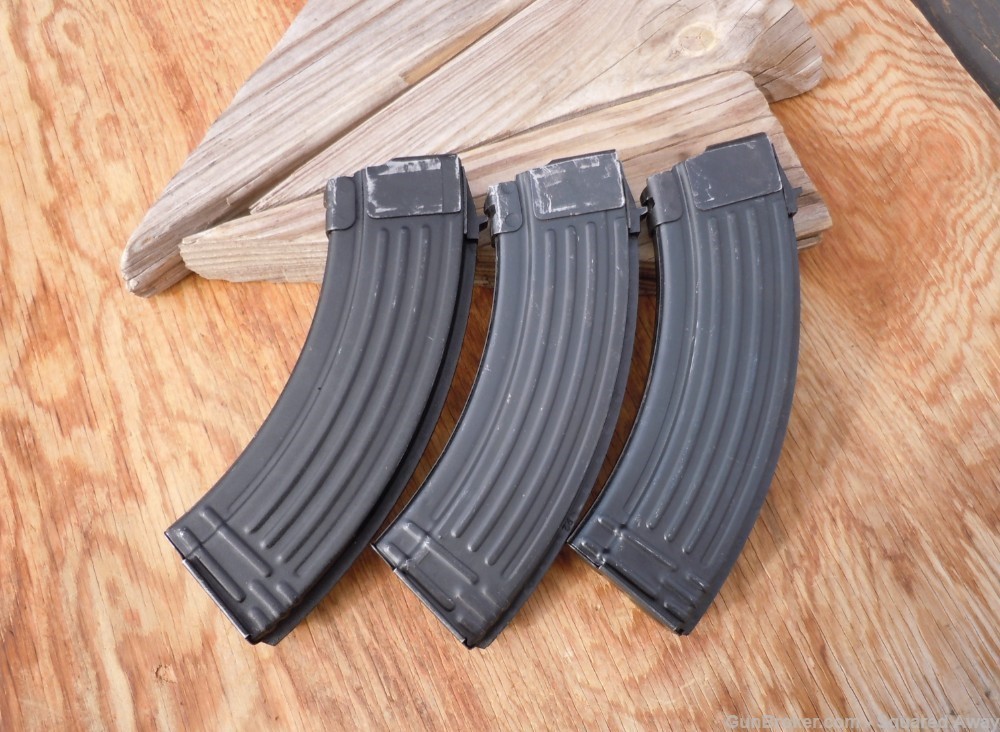  3 AK47 AKM 30rd 7.62x39 Steel Ridgeback Magazines-img-1