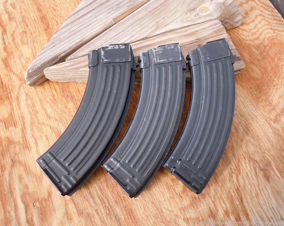  3 AK47 AKM 30rd 7.62x39 Steel Ridgeback Magazines-img-0