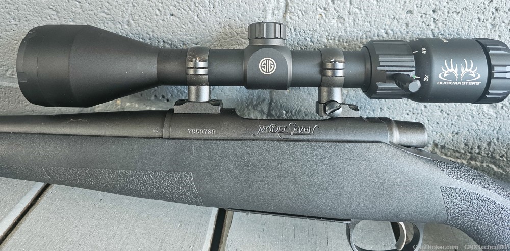 Remington Model Seven .308 with Sig Sauer Buckmasters 3-9x50 Scope-img-7