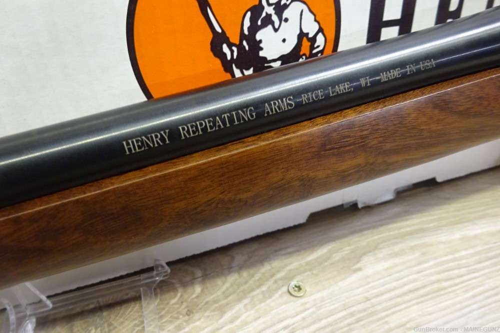 HENRY REPEATING ARMS SINGLESHOT BRASS 20/26 BL/WD No Reserve-img-2