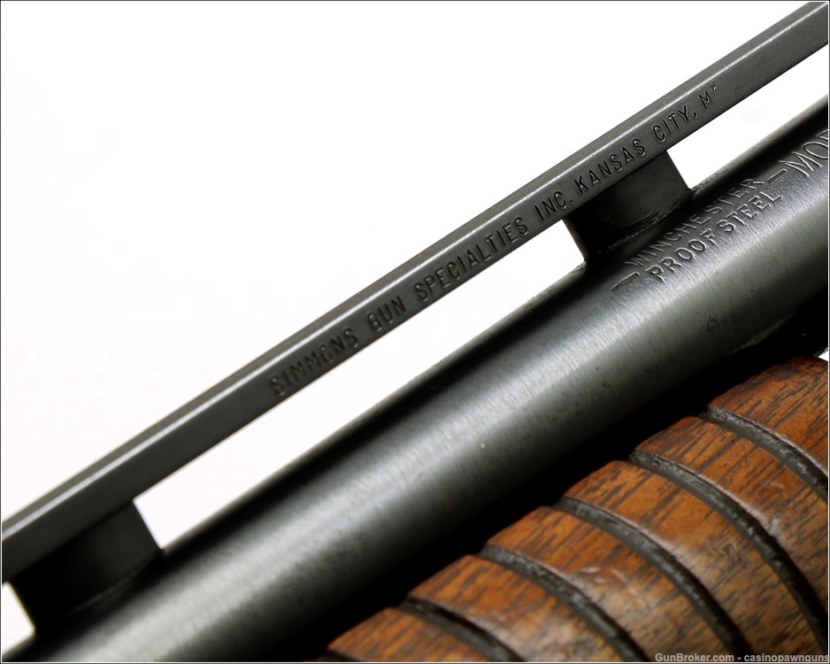 Rare - Vintage WINCHESTER 42 410 3" 28" Pump Shotgun - SN 20162 - Vent Rib-img-12