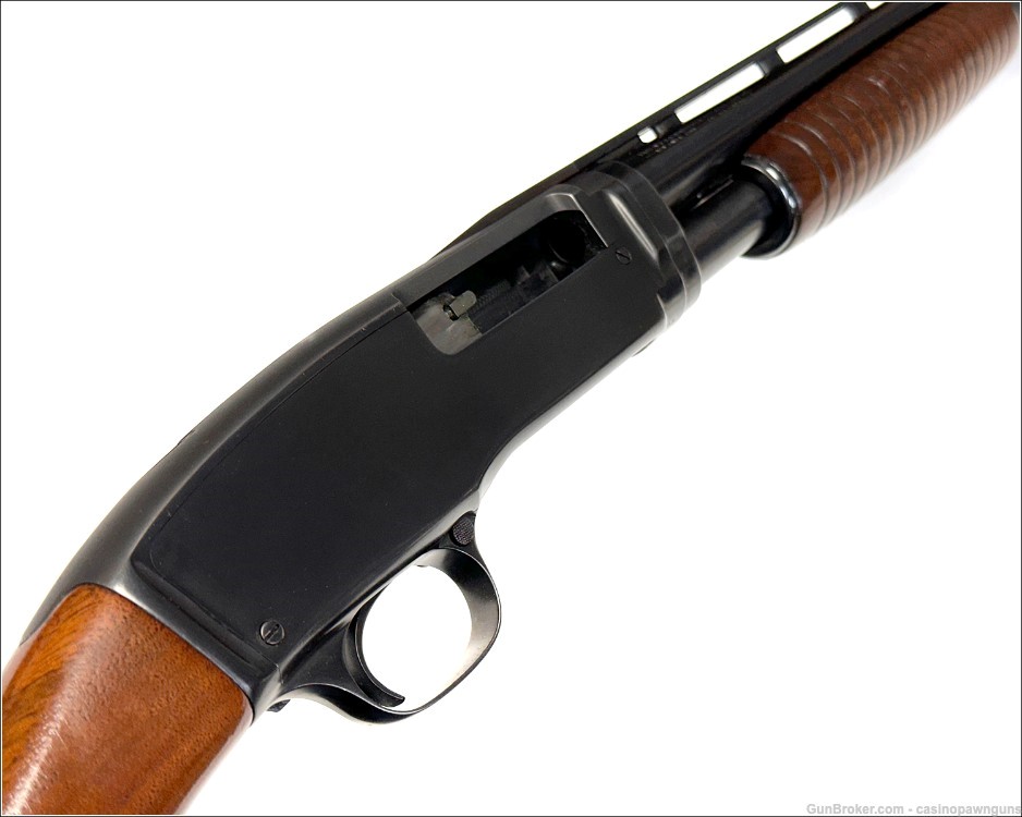 Rare - Vintage WINCHESTER 42 410 3" 28" Pump Shotgun - SN 20162 - Vent Rib-img-6