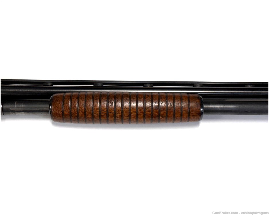 Rare - Vintage WINCHESTER 42 410 3" 28" Pump Shotgun - SN 20162 - Vent Rib-img-4