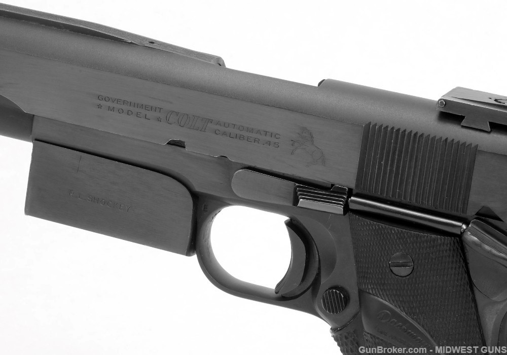 Colt/ RL Shockey Deluxe Custom Bullseye Pistol 45ACP-img-2
