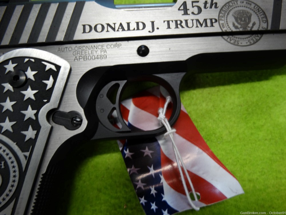 Auto Ordnance 1911 45th President Trump One "Make America Great" Stainless-img-15
