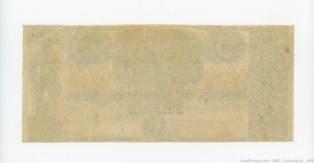 1820s-40s $3 Vermont Bank Note Antique Money Currency-img-1
