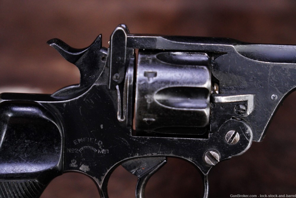 Enfield No. 2 MK I .38 S&W 5” Double Action SA/DA Revolver, MFD 1933 C&R-img-9