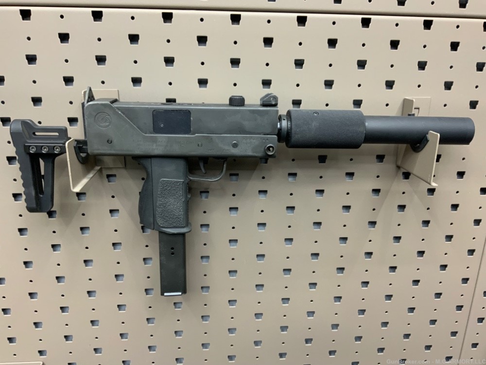  Transferable Mac10A1A  Machinegun gun with GLS silencer .-img-0