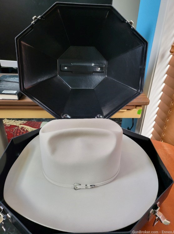 Sean Ryon 30x Platinum Beaver size 7 1/8 Cowboy Hat with case-img-1