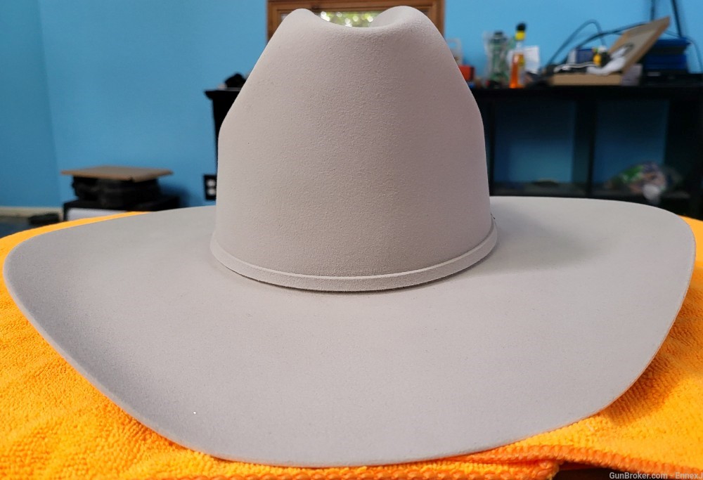 Sean Ryon 30x Platinum Beaver size 7 1/8 Cowboy Hat with case-img-0