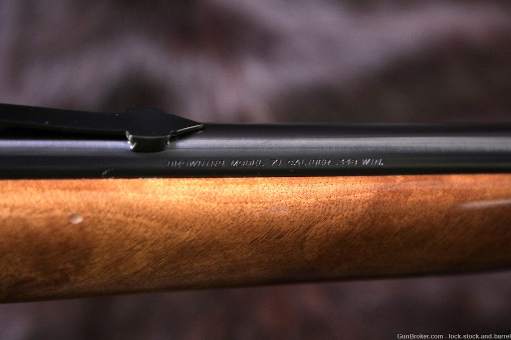 Browning Miroku Model 71 .348 Winchester 20" Lever Action Rifle, MFD 1987-img-23