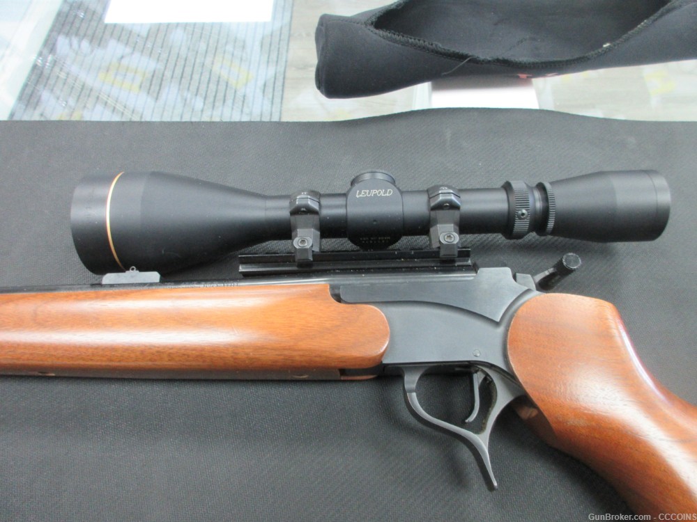 Thompson Center Encore Rifle w/ 24" .308 Win Barrel Leupold scope -img-3