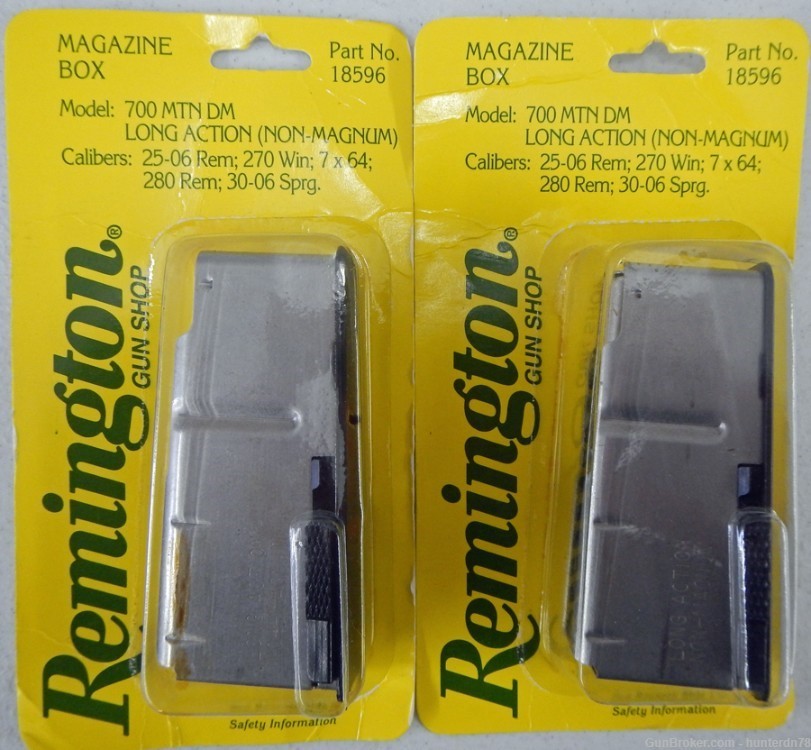Two NEW Remington 700 Magazines. Long action. Stainless Steel.-img-0