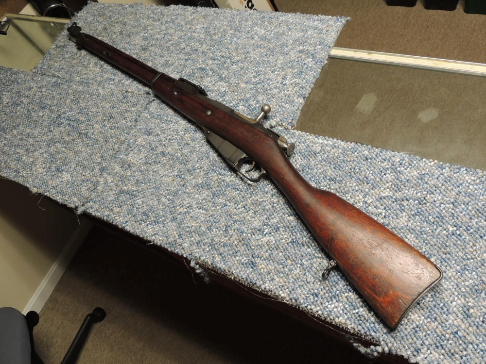 Finnish Mosin Nagant Model 27 with Rare Bolt Connector Wings-img-1