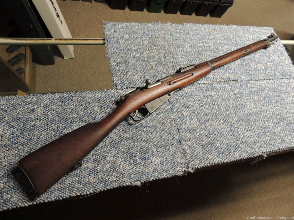 Finnish Mosin Nagant Model 27 with Rare Bolt Connector Wings-img-0