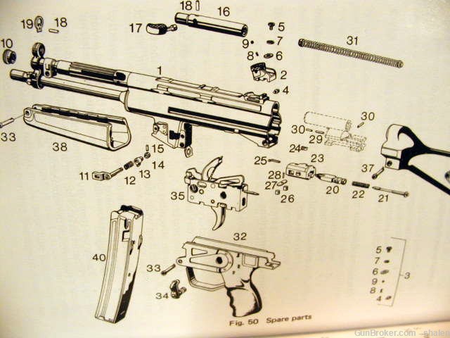 POF MP5 9MM PISTOL HK CLONE 30 ROUND MAG & EXTRAS NOS !-img-15