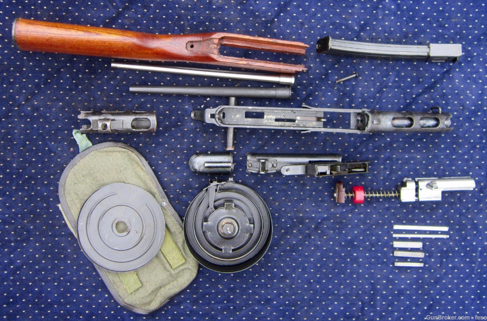 PPSH41 SEMIAUTO parts kit w/BARREL 9mm OR 7.62 Tok,w/Stickor Drum,NEW PICS!-img-1