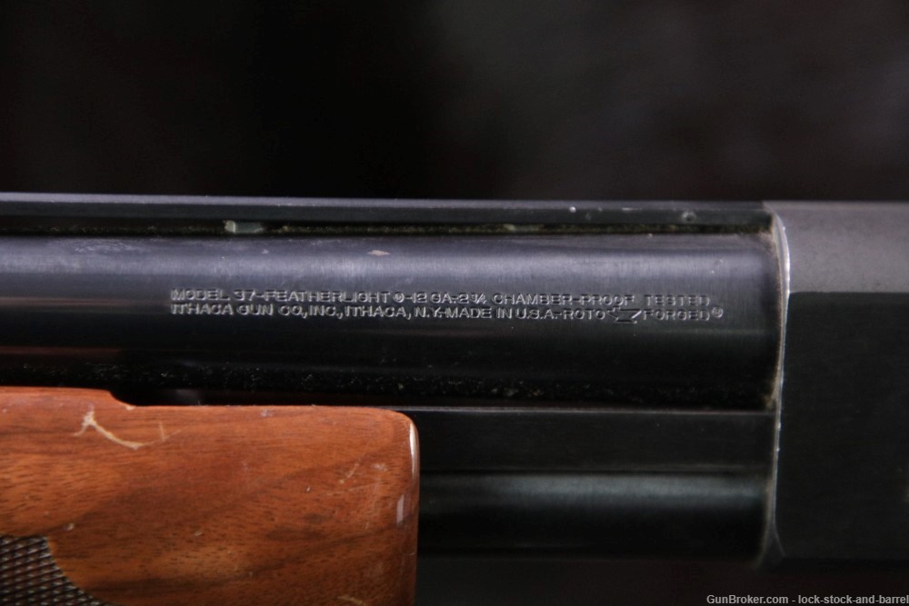 Ithaca Model 37 Featherlight 12 GA 28" Slam Fire Pump Action Shotgun, C&R-img-21