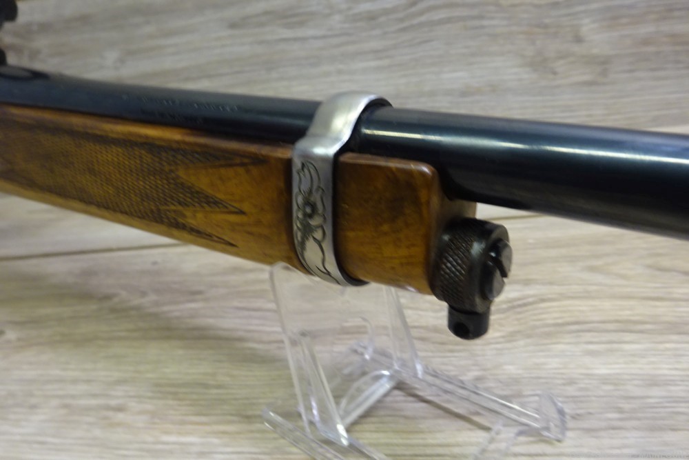 Engraved Browning BLR Winchester 358 Lever Action 20" Rifle No Reserve -img-14