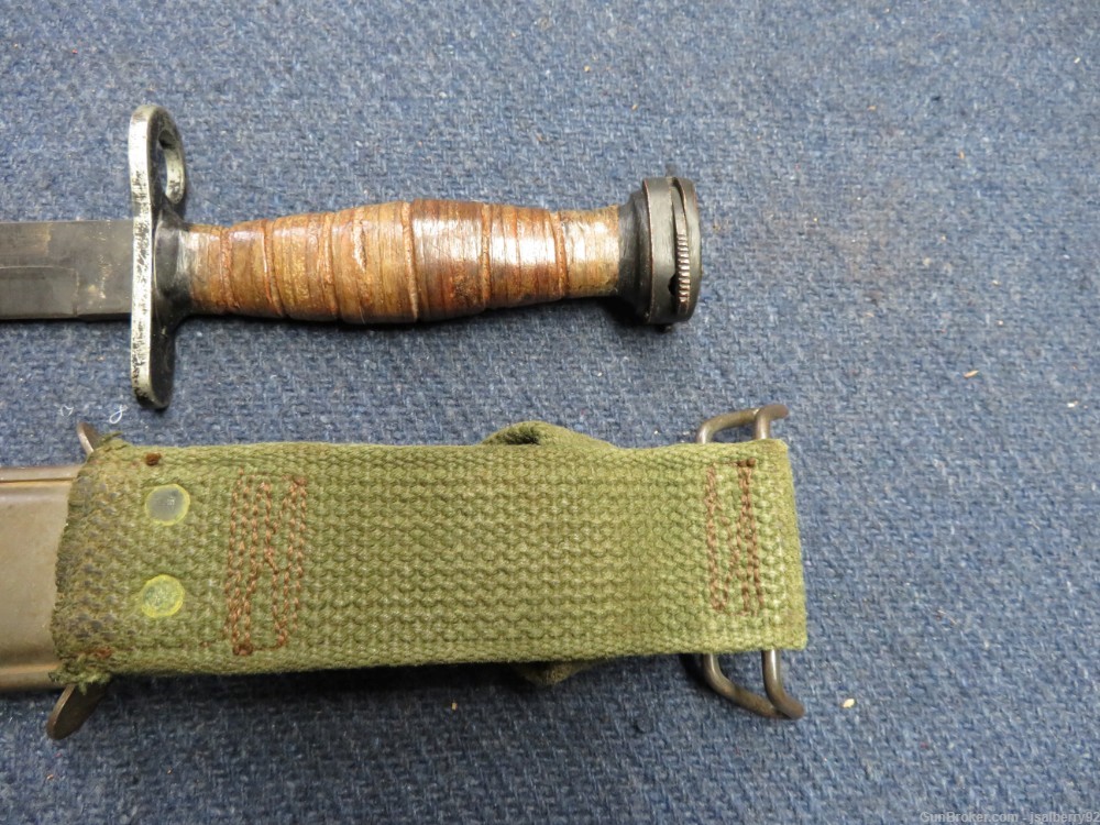 GREEK M4 BAYONET FOR M1 CARBINE-EXCELLENT-HARD TO FIND-img-6