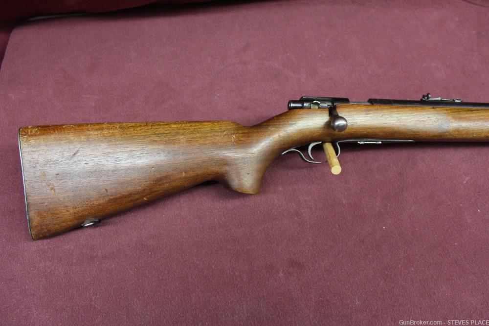 Vintage 1946 Winchester 75 Target .22 Rifle with 1 Magazine-img-2