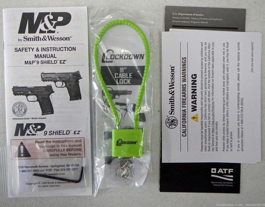 Smith & Wesson M&P Shield. 2.0 EZ Slide. 9mm. # 12436. NEW!-img-13