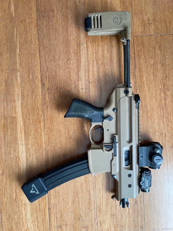 Sig Sauer MPX Copperhead 9mm With Sig Romeo 5 & Streamlight & +10 extension-img-0