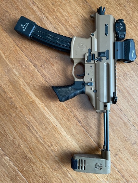 Sig Sauer MPX Copperhead 9mm With Sig Romeo 5 & Streamlight & +10 extension-img-1