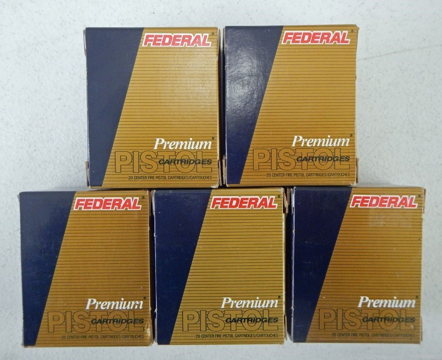 Federal 9mm Hydra-Shok. 124 gr. JHP. Self-Defense. 100 rds. NEW Old Stock.-img-5