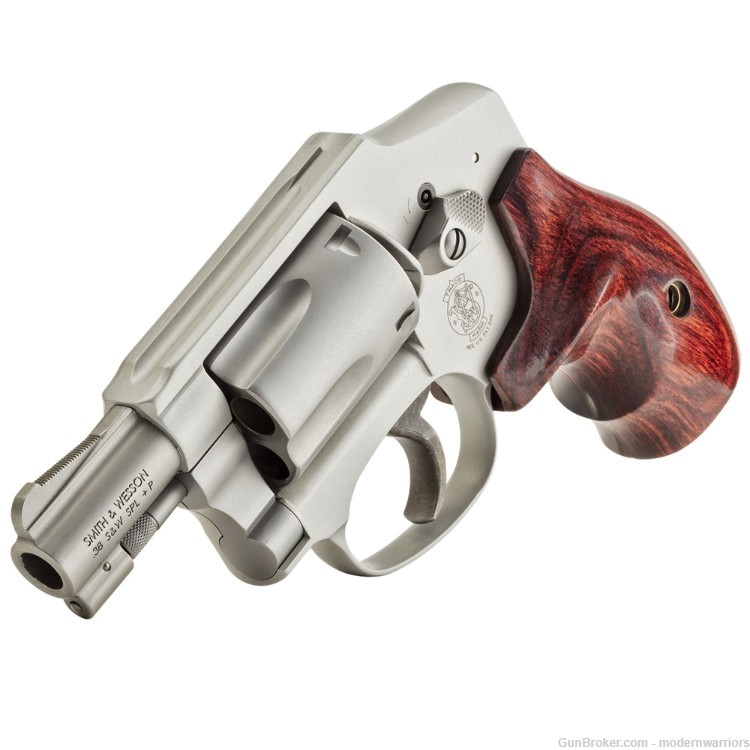 Smith & Wesson 642-2 Ladysmith-1.88" Bbl (.38 SPL +P) 5-Shot-Stainless/Wood-img-2