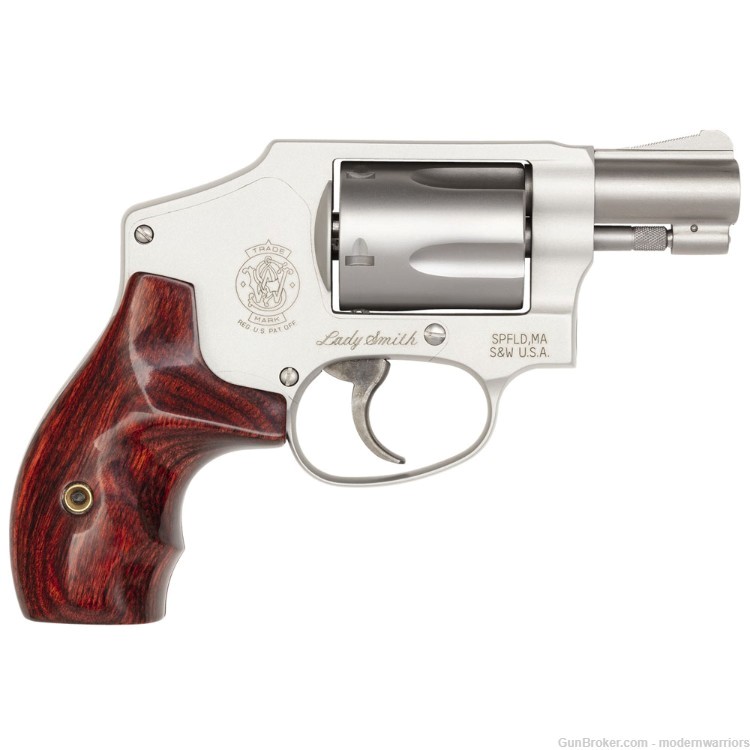 Smith & Wesson 642-2 Ladysmith-1.88" Bbl (.38 SPL +P) 5-Shot-Stainless/Wood-img-1