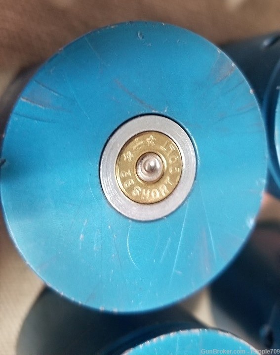 40mm blue  anodized casing, with a threaded hole -img-3