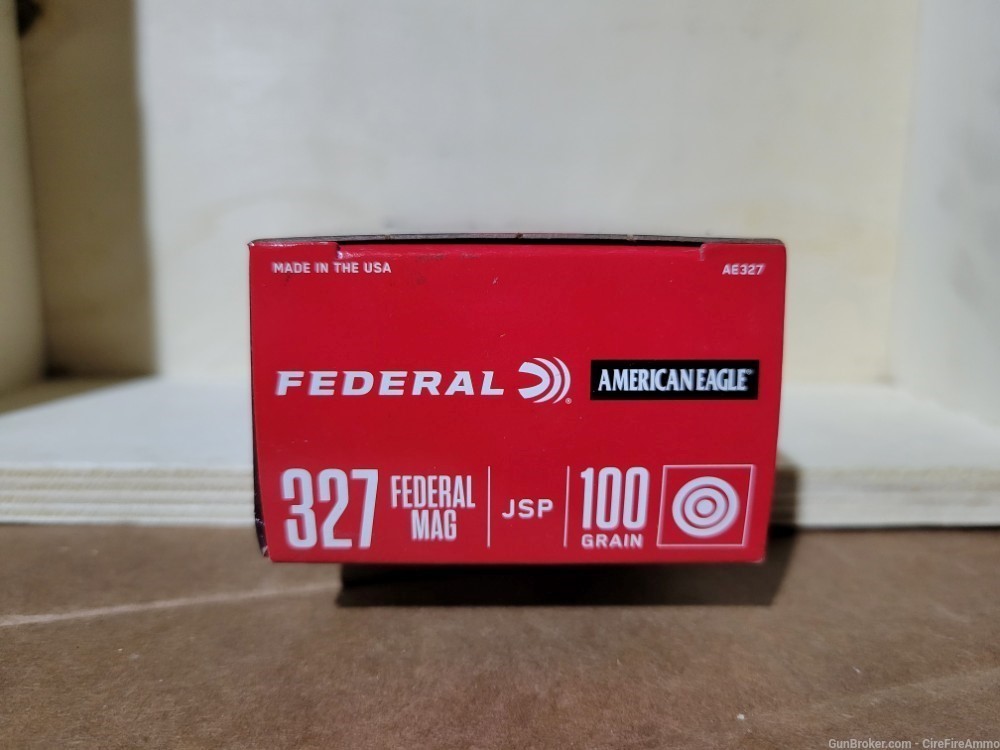 327 Fed ammo Federal American Eagle JSP 100 Grain AE327 no cc fees-img-2