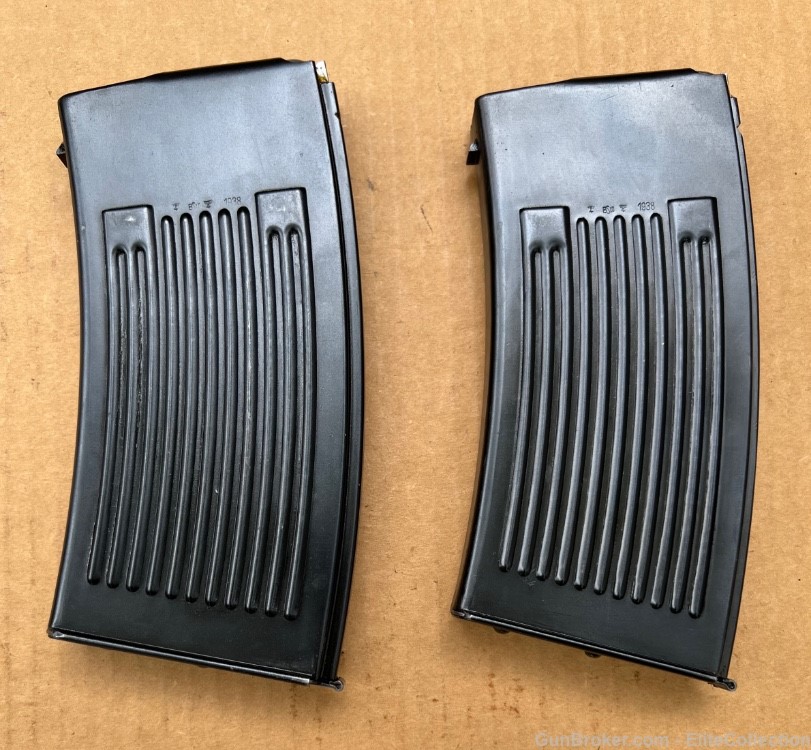 TWO MINT WWII BSW German MG13 Magazine Clip Mag MG 13 WW2 8mm parts kit k43-img-0