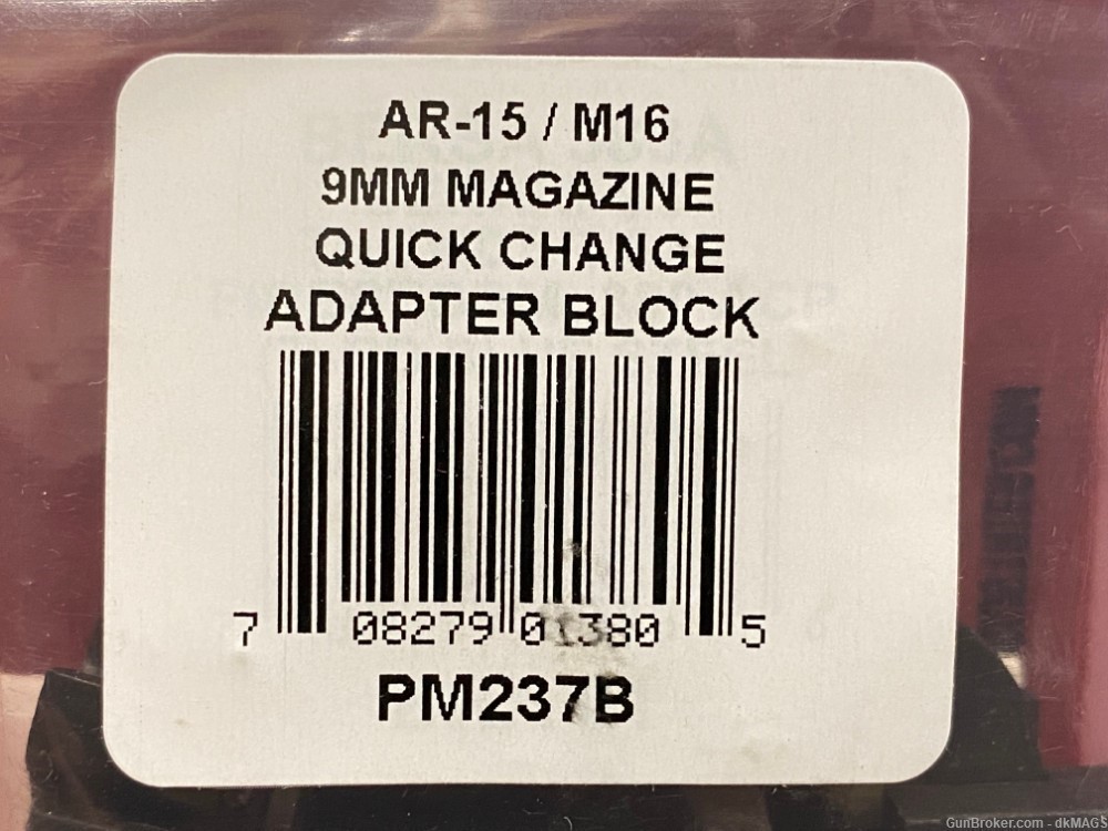 ProMag AR-15 M16 9mm Quick Change mag Adapter Block-img-1
