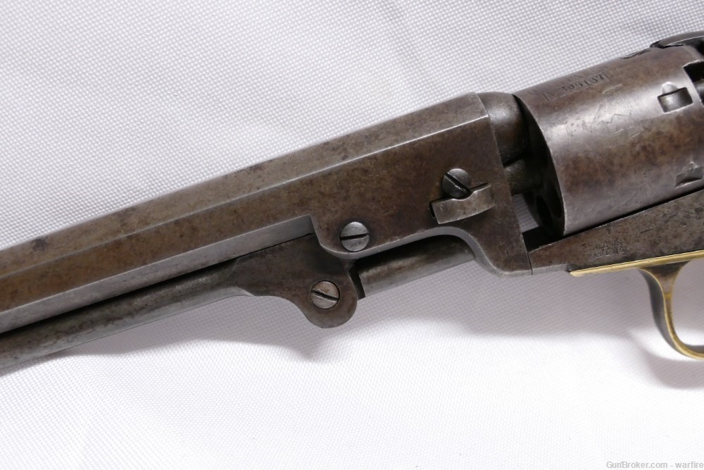 Rare Colt 1849 Pocket "Buffalo" Colt Revolver cal. 31 D. Co. 74th N. Y. -img-4