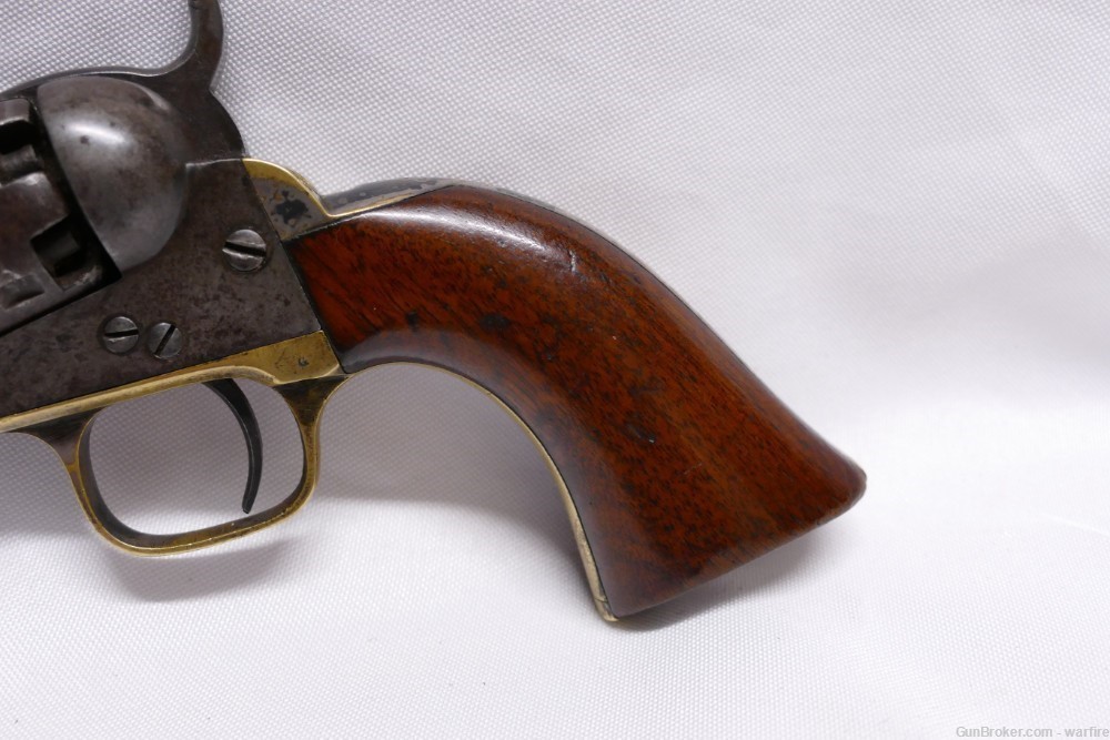 Rare Colt 1849 Pocket "Buffalo" Colt Revolver cal. 31 D. Co. 74th N. Y. -img-2