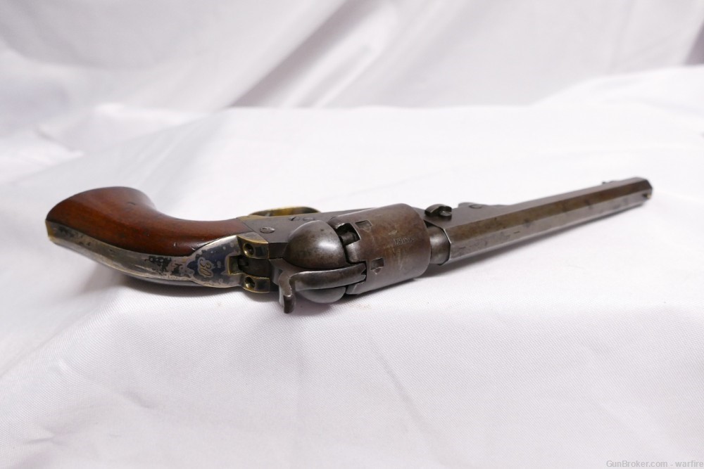 Rare Colt 1849 Pocket "Buffalo" Colt Revolver cal. 31 D. Co. 74th N. Y. -img-12