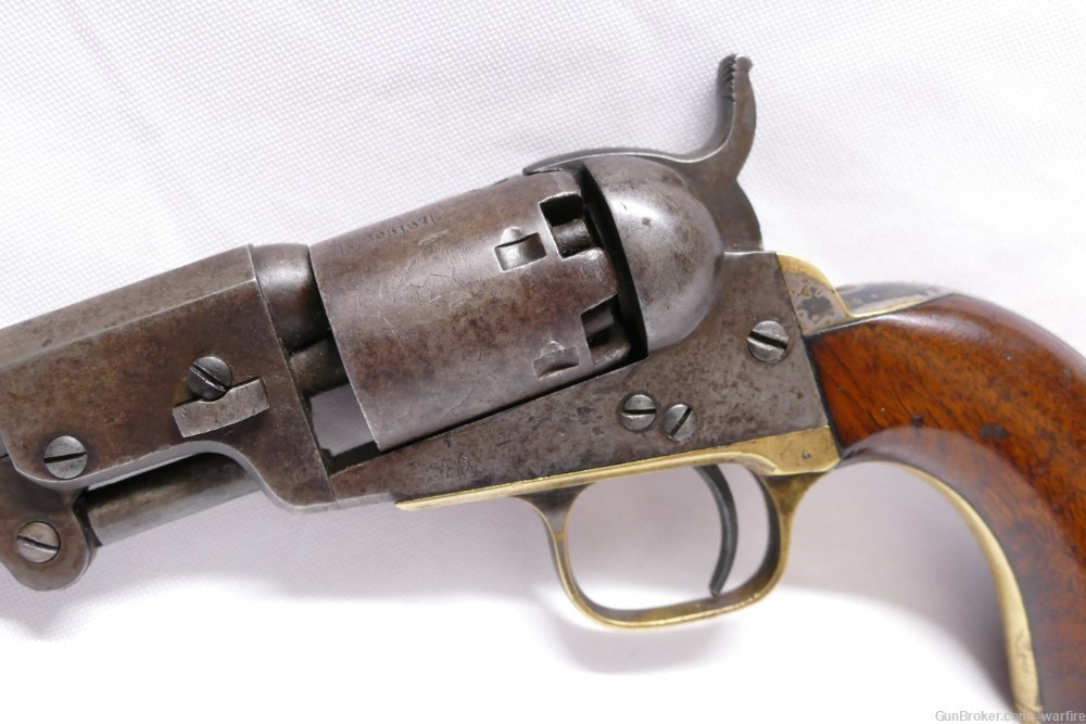 Rare Colt 1849 Pocket "Buffalo" Colt Revolver cal. 31 D. Co. 74th N. Y. -img-3