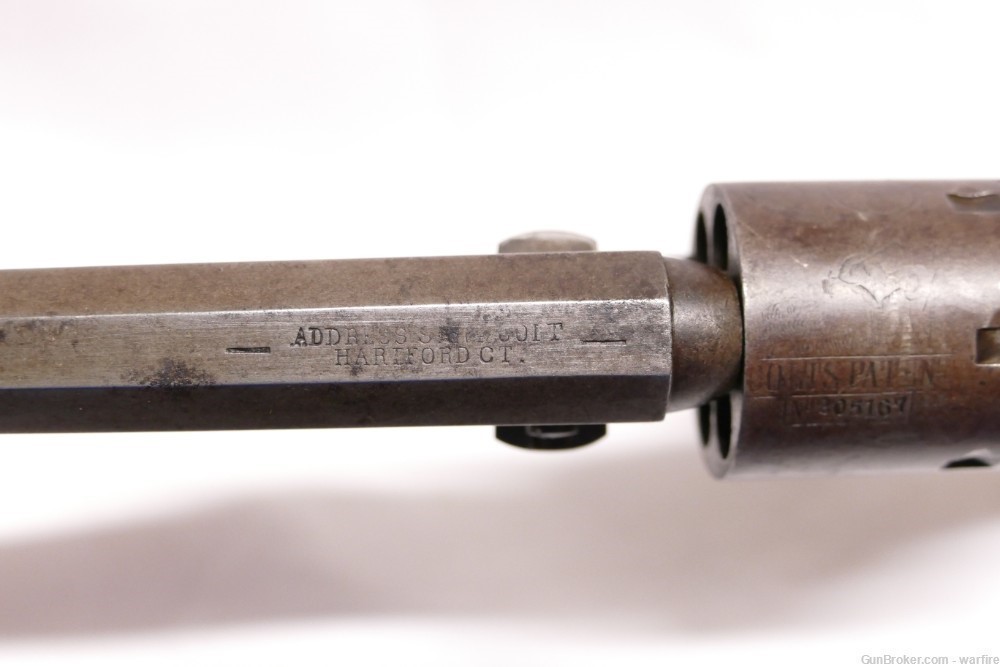 Rare Colt 1849 Pocket "Buffalo" Colt Revolver cal. 31 D. Co. 74th N. Y. -img-16