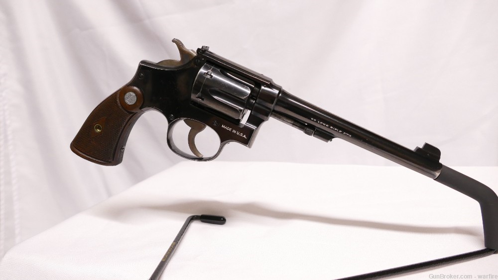 Prewar S&W First Model Outdoorsman Revolver cal .22-img-1