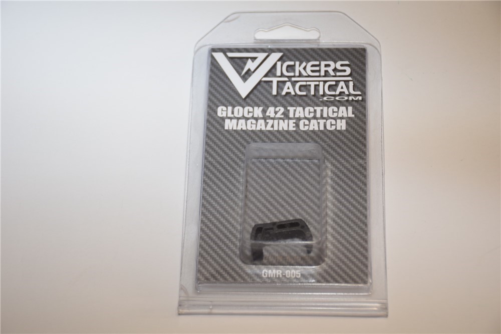 GLOCK 42 VICKERS TACTICAL MAGAZINE/CATCH RELEASE *GLOCK G42 ONLY TANGO DOWN-img-0