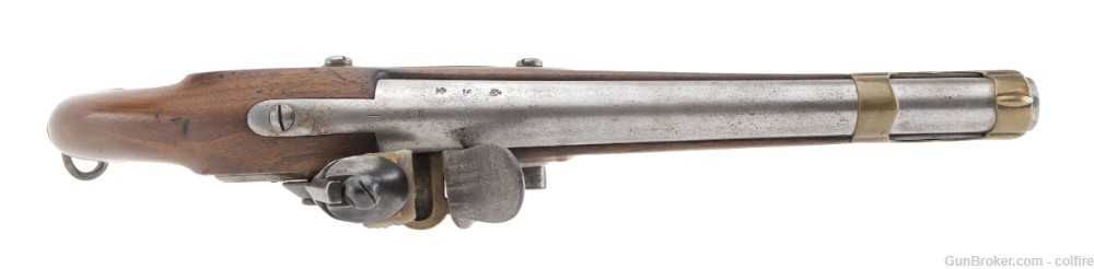 Austrian Model 1851 Tube Lock Pistol Altered to Flintlock (AH6480)-img-2