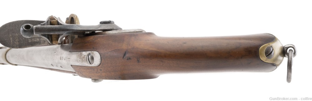 Austrian Model 1851 Tube Lock Pistol Altered to Flintlock (AH6480)-img-4