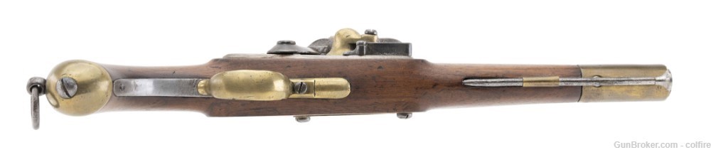 Austrian Model 1851 Tube Lock Pistol Altered to Flintlock (AH6480)-img-3