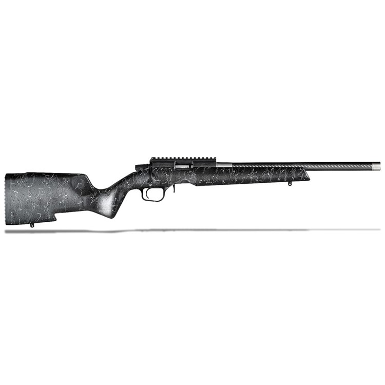 Christensen Arms Ranger 22LR 18" 1:16 Black w/ Gray Webbing Rifle-img-0